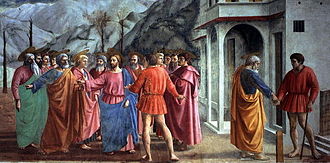 Uang Upeti untuk Brancacci oleh Masaccio