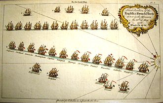 The Battle of Menorca, Bataille de Minorque (1756), on May 20, 1756. La Galissonière was victorious in this battle, John Byng retreated.