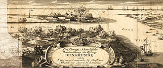 Bombardment of Dünamünde Fortress by Royal Swedish Troops in 1701