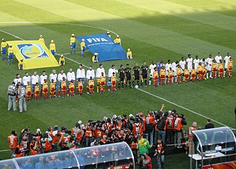 The Ghana national team on June 13, 2010.