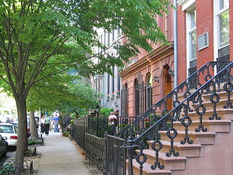 De Chelsea buurt van Manhattan in New York City  