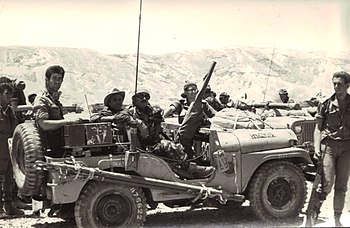 Iisraeli sõdurid Golani kõrgendikul 1967. aasta kuuepäevase sõja ajal