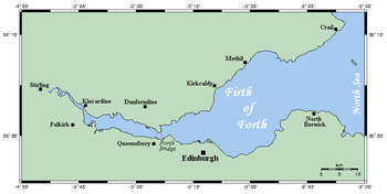 Map of the Firth of Forth
