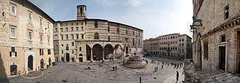 Toinen näkymä Perugian keskustasta.