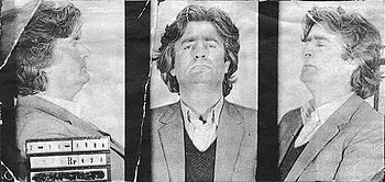 Fotos tiradas quando Karadžić foi preso em 1984