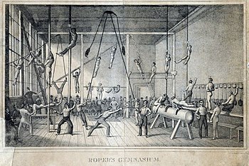 Roper's Gym, Philadelphia, circa 1831