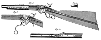 Diagrama del rifle Spencer  