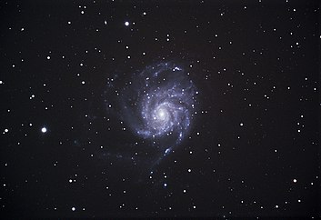 Het Pinwheel-melkwegstelsel is een spiraalvormig sterrenstelsel