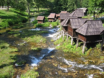 Watermolens in Bosnië  