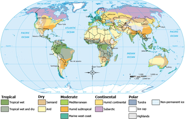 Clasificaciones climáticas mundiales