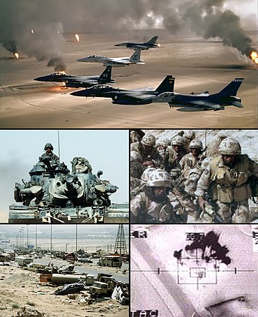Images of a "modern" war (Second Gulf War)