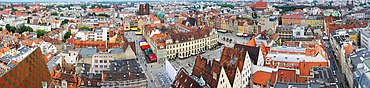 Wroclaw from the tower of the Elisabeth Church