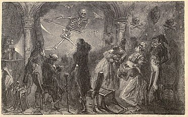 Interpretatie van Robertson's Fantasmagorie, 1867.