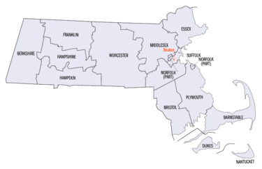 Hrabstwa Massachusetts