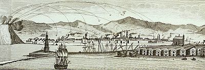 Bombardment of Barcelona from the Castillo de Montjuïc