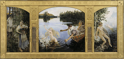"Aino-Taru' (Het Aino Verhaal) door Akseli Gallen-Kallela 1891