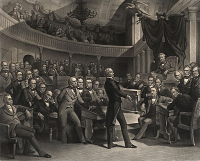 Deliberations on the Compromise of 1850 in the US Senate