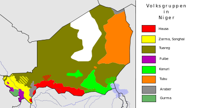 Settlement areas of the ethnic groups
