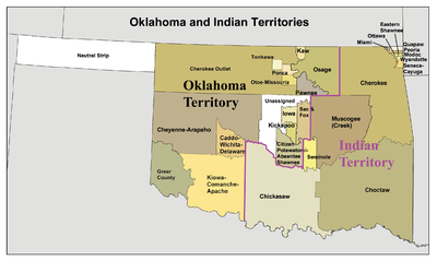 Oklahoma around 1890