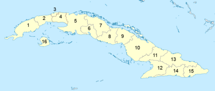 Provinser i Cuba