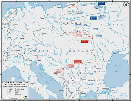 War plans and overview of the year 1914