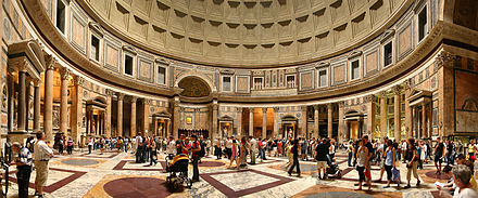 Interior of the Pantheon today