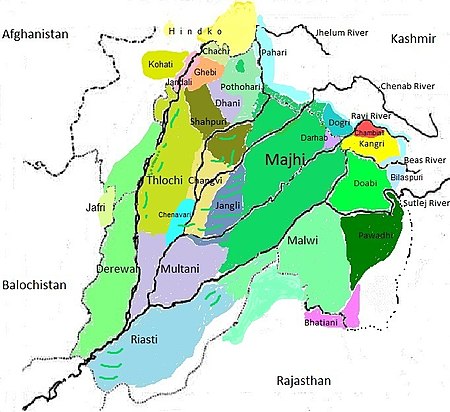 Dialecten van Punjabi