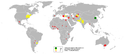 Handel in katoenzaad, oogst 2005