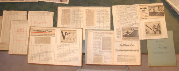 Friedrich Kellner Dagboek. Volumes van het dagboek.
