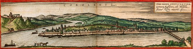 City view after Braun and Hogenberg 1572