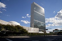 The United Nations Headquarters in New York City
