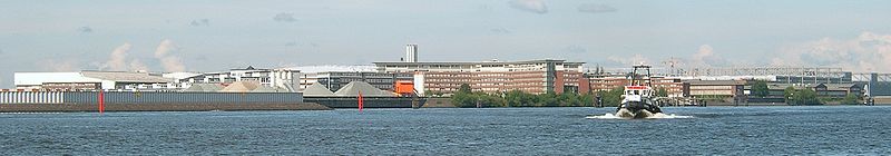 Airbus' hovedfabrik i Hamburg, Tyskland  