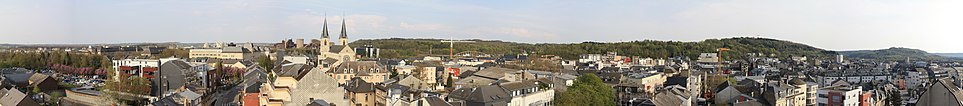 Panoramisch uitzicht van Esch-sur-Alzette