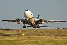 An Airbus A310 on take-off