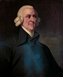 The Scottish economist Adam Smith represents basic beliefs of the newspaper regarding liberalism and free trade.