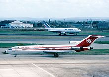Boeing 727-200 de Air Algérie en septiembre de 1981  