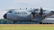 Side view of the A400M