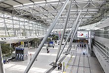 Departure level within Düsseldorf Airport