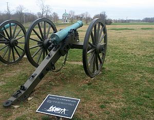  6-ponder kanon bij Antietam slagveld