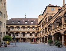 Arcade Courtyard in the Old Castle