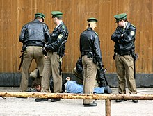 Arrest of a man at the Oktoberfest