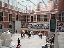 Het atrium na de herstellingen in 2013