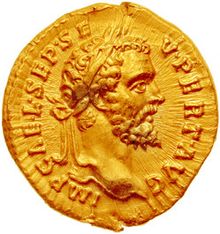 Coin portrait of Septimius Severus