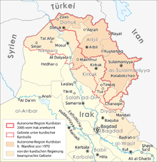 Aut. reg. Kurdistan (area of control not current)
