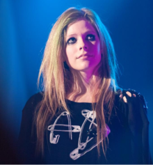 Avril Lavigne den 2 maj 2010  