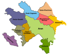 Azerbeidzjan is verdeeld in 10 economische regio's.  