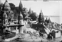 Photograph of Varanasi ("Benares"), 1922