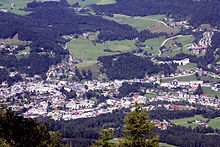 Berchtesgaden seen from the Kehlsteinhaus
