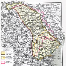 Historical Bessarabia and today's Republic of Moldova