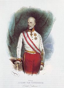 Johann of Austria was the provisional head of state as imperial administrator and established the Provisional Central Authority. The uncle of the Austrian Emperor of the time was acceptable to the conservatives on the one hand, and to the liberals on the other because of his folksy manner.